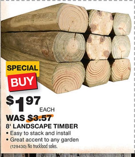 Other common uses include- retaining walls and fence posts. . Landscape timbers tractor supply